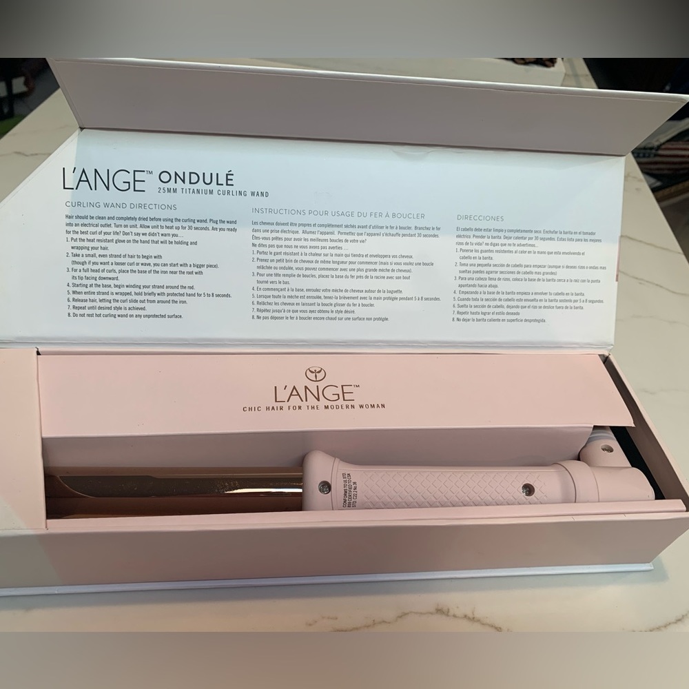 L’Ange Ondule 25mm Titanium Curling Wand